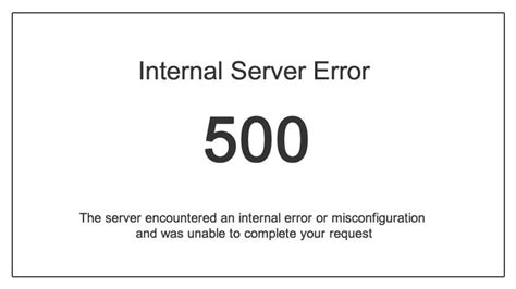 error 500 que significa.